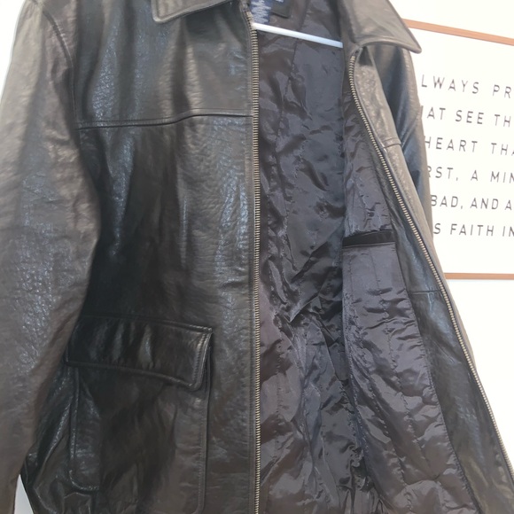 Cherokee Men’s Bomber Jacket | Genuine Leather - Picture 7 of 8